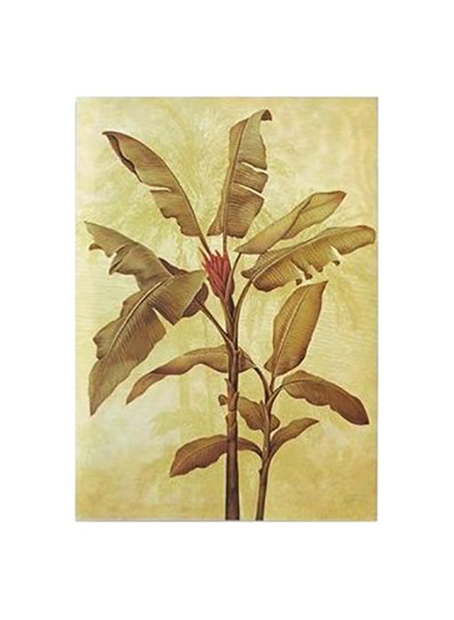 بوستر حائط للتزيين بني/أخضر 60x40سم