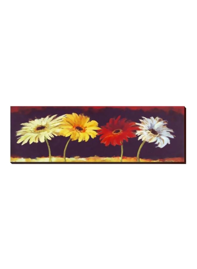 فوتو بلوك لوحة جدارية لتزيين الحائط مع إطار متعدد الألوان 45x13سم