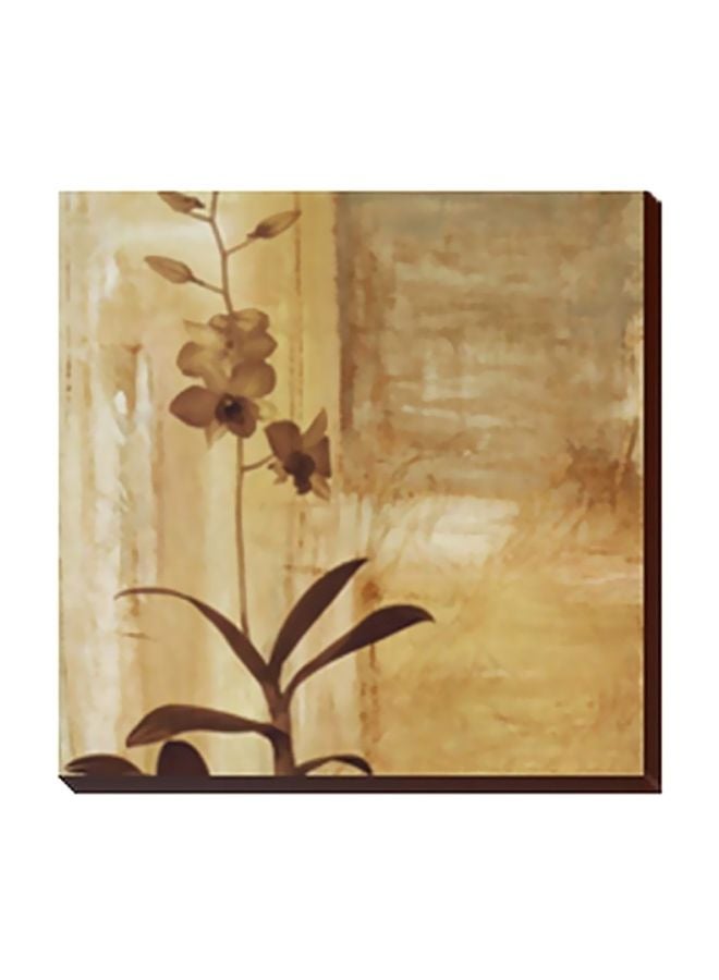 Photo Block Decorative Wall Painting With Frame Beige/Brown 15x15cm 
