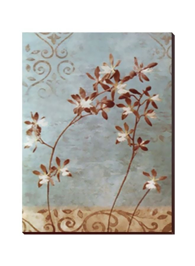Decorative Wall Painting With Frame Multicolour 18x54cm