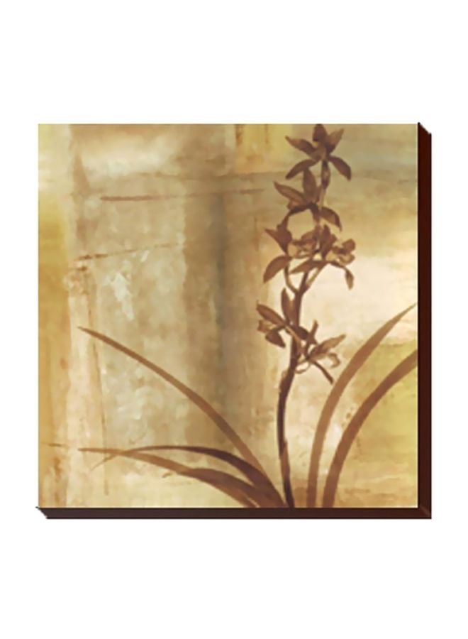 Photo Block Decorative Wall Painting With Frame Beige/Brown 15x15cm 