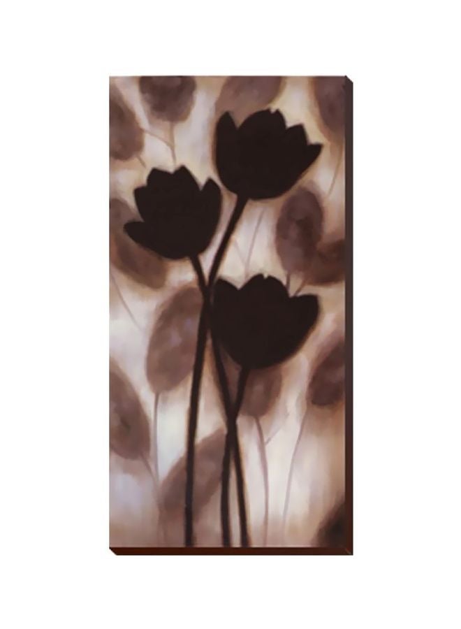 Decorative Wall Painting With Frame Brown/Black/White 20x60cm - v1565785921/N29074426A_1