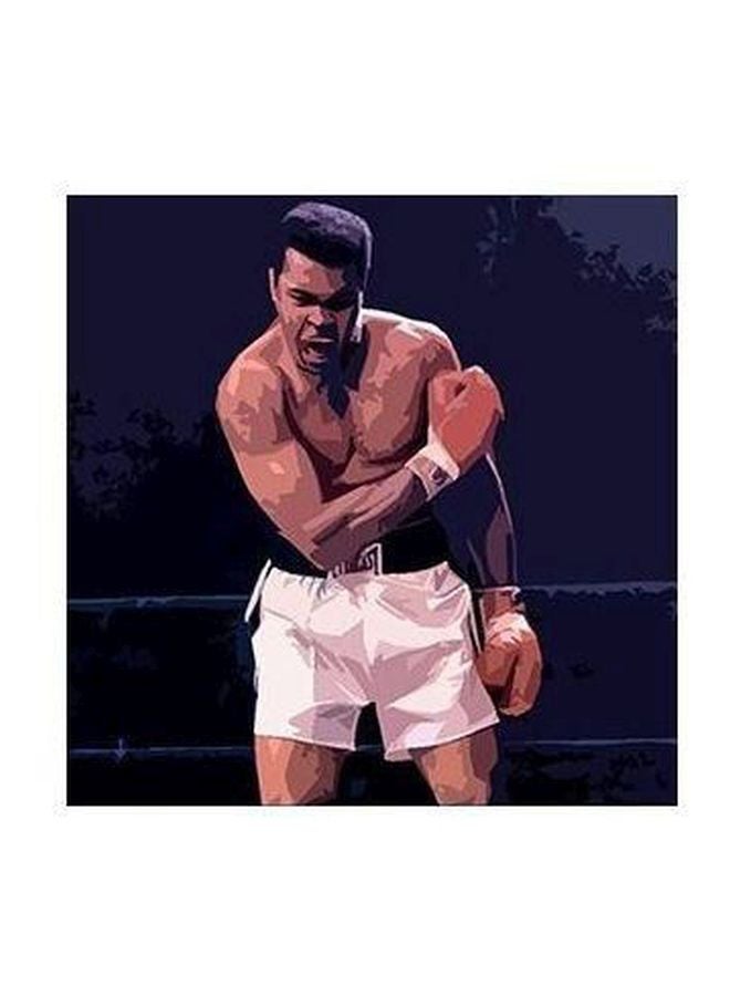 PHOTOBLOCK Decorative Wall Poster Black/Brown/White 32x32cm