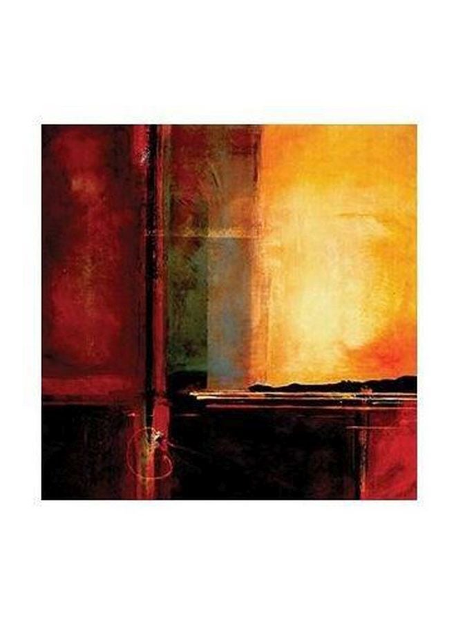 بوستر حائط للتزيين أسود/أحمر/أصفر 15x15سم