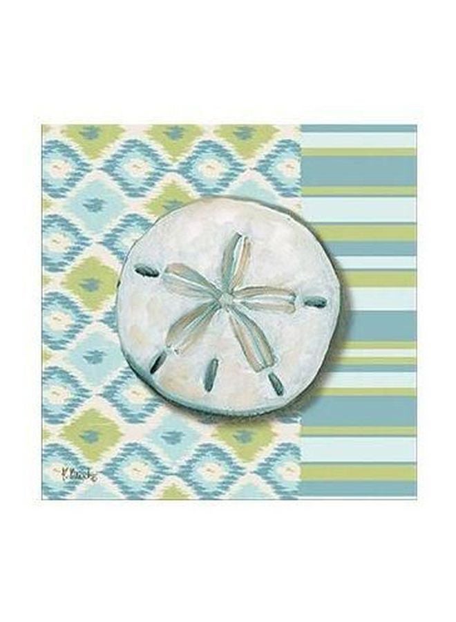 PHOTOBLOCK Decorative Wall Poster Blue/Green/White 32x32cm