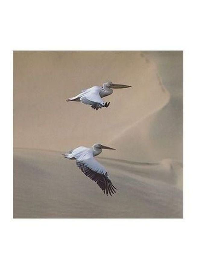 PHOTOBLOCK Decorative Wall Poster Beige/White 23x23cm