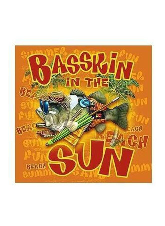 PHOTOBLOCK Decorative Wall Poster Yellow/Red/Green 23x23cm