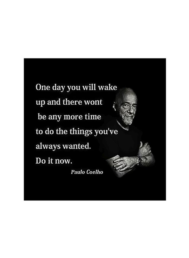 PHOTOBLOCK Decorative Wall Poster Black/White 15x15cm