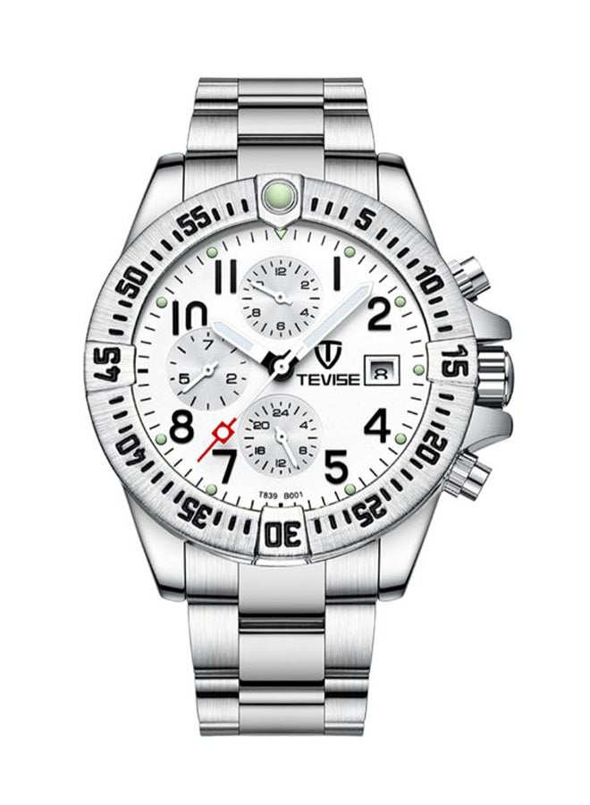 Generic Men's Date Display Water Resistant Mechanical Chronograph Wrist Watch 3872  - Image 1