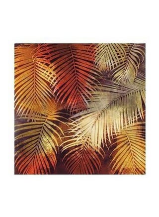 Decorative Wall Poster Gold/Brown/White 23x23cm - v1565786068/N29074897A_1