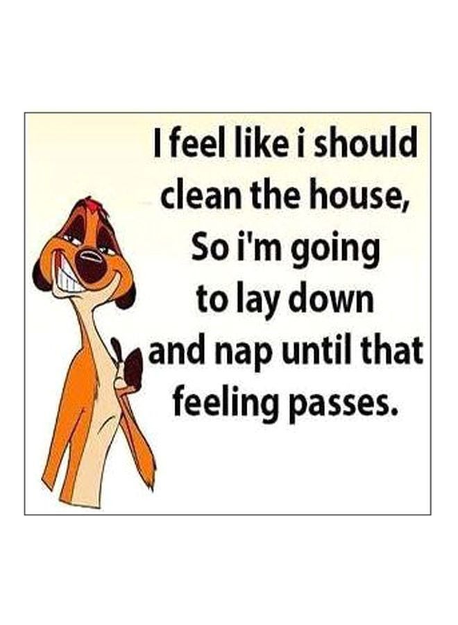 PHOTOBLOCK Decorative Wall Poster Beige/Yellow 15x15cm