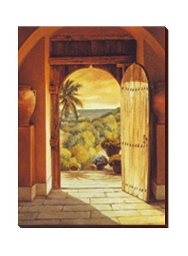 Decorative Wall Painting With Frame Multicolour 40x60cm