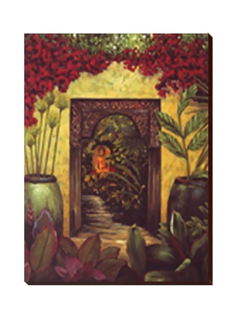 Decorative Wall Art With Frame Multicolour 34x55cm