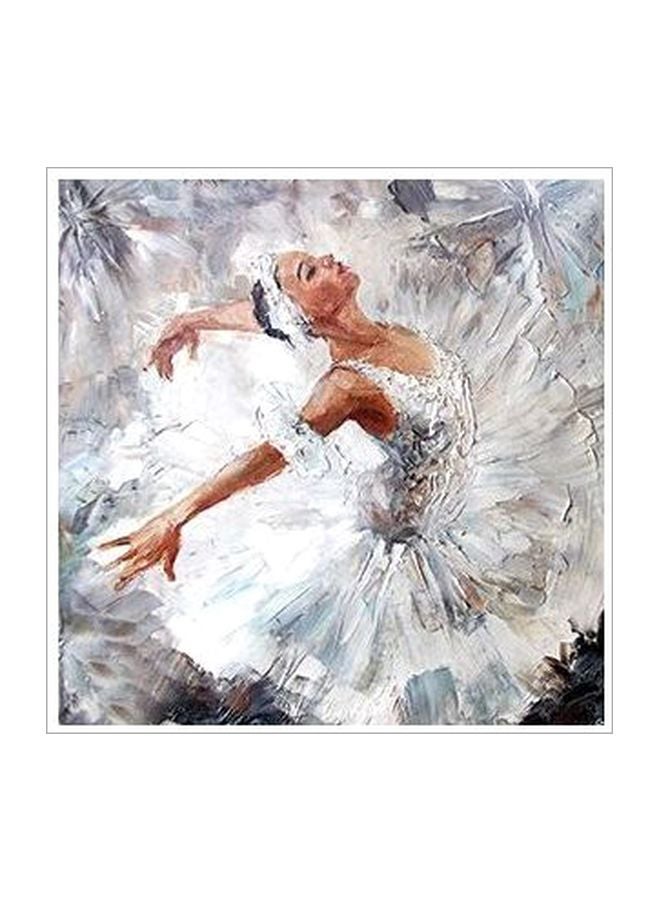 PHOTOBLOCK Decorative Wall Painting With Frame White/Brown 32x32cm 