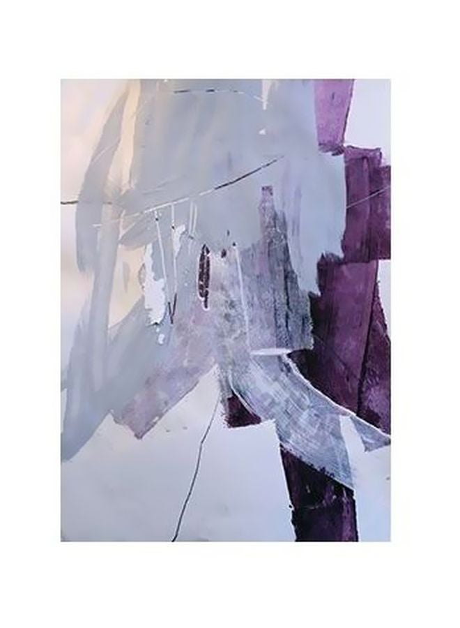 Photo Block - Decorative Wall Painting Blue/Purple 18x24cm - Image 1