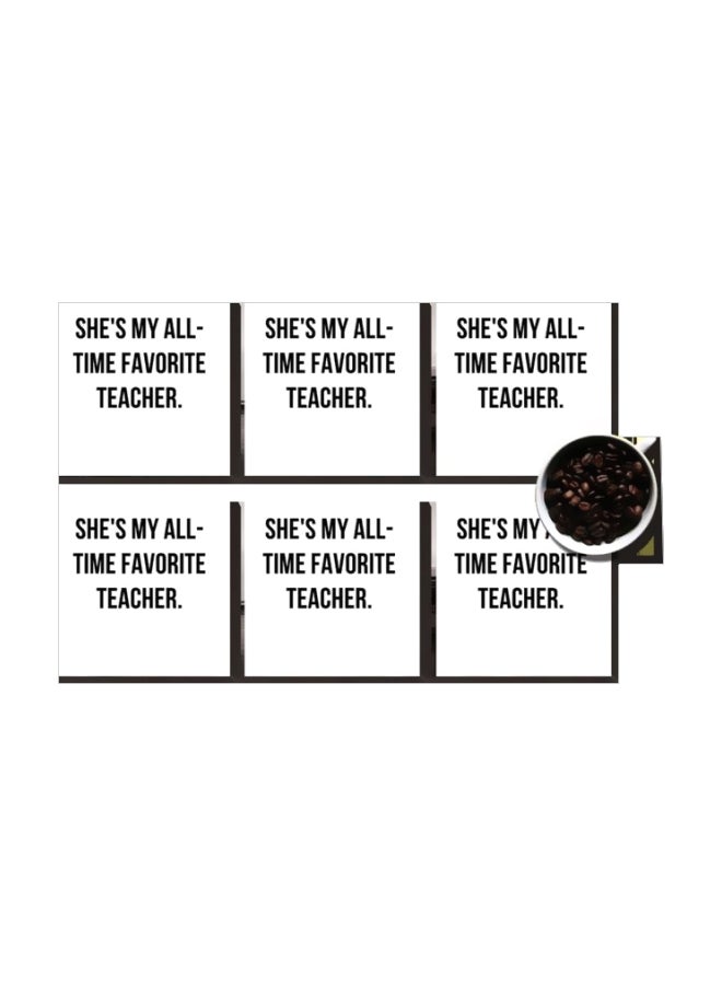 6-Piece Coaster Set Multicolour 7x7cm