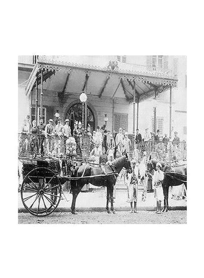 Decorative Wall Poster Black/White 15 ×15cm