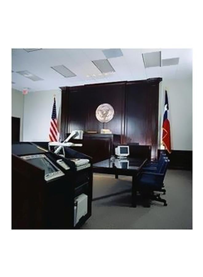 PHOTOBLOCK Decorative Wall Poster Brown/Red/White 32x32cm