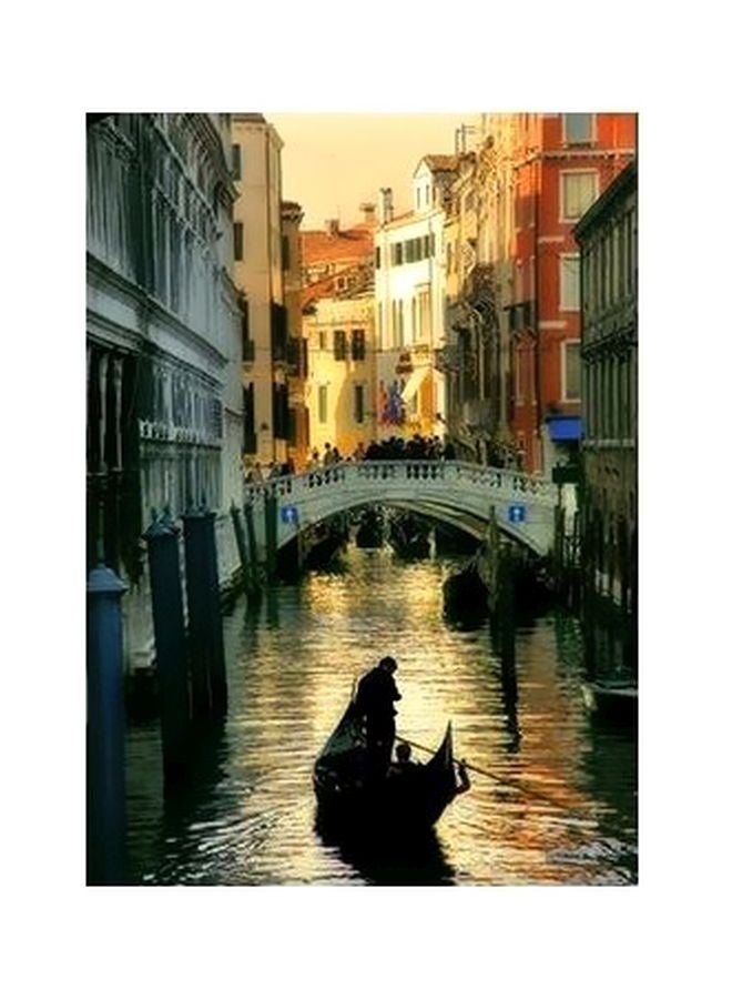 PHOTOBLOCK Decorative Wall Poster Beige/Black/White 45x31cm