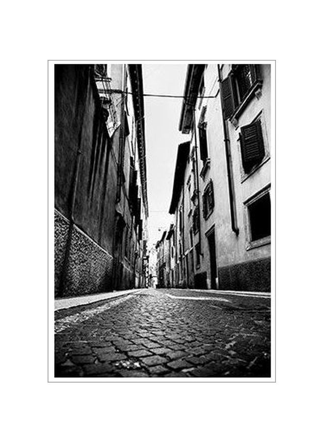 Photo Block Decorative Wall Poster Black/White 45x31cm 