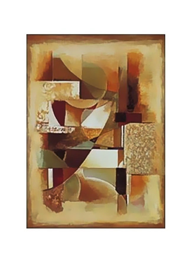 فوتو بلوك بوستر حائط للتزيين بني/بيج 60x40سم