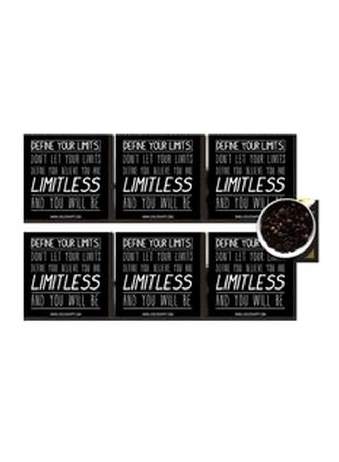PHOTOBLOCK 6-Piece Coaster Set Black 7x7cm 