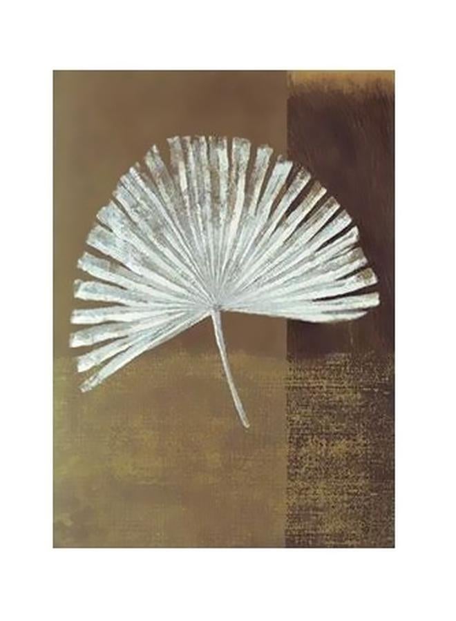 PHOTOBLOCK Decorative Wall Poster Brown/White 45x31cm