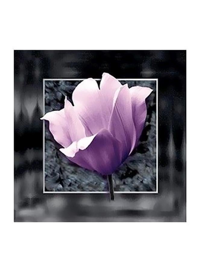 بوستر حائط للتزيين رمادي / بنفسجي 23x23سم