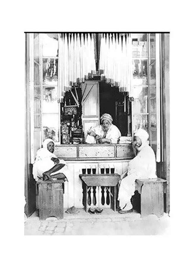 فوتو بلوك بوستر حائط للتزيين أبيض/ أسود 45x31سم