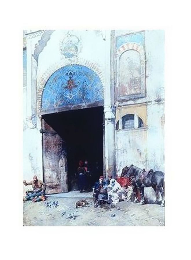 بوستر حائط للتزيين متعدد الألوان 34x24سم