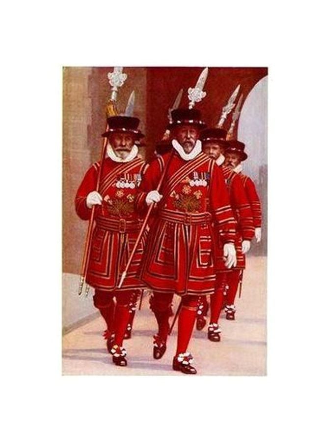 Decorative Wall Poster Multicolour 24x18cm