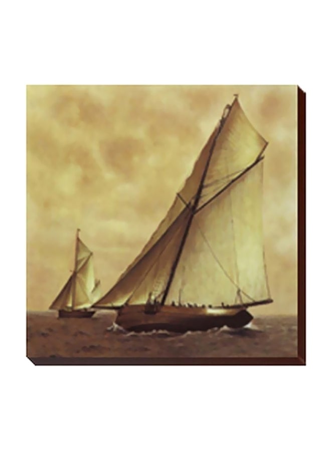 Decorative Wall Painting Beige