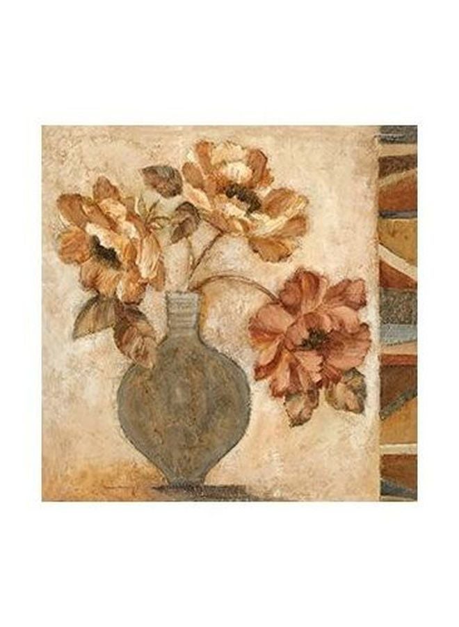 لوحة فنية لديكور الحائط بني 32x32سم