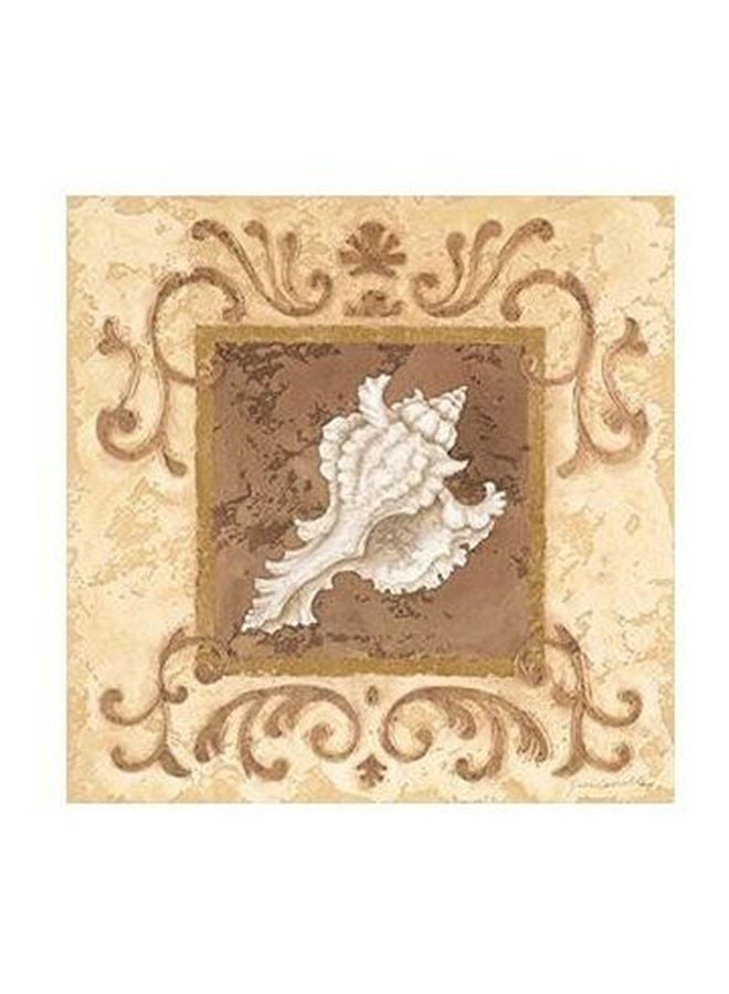 PHOTOBLOCK Decorative Wall Poster Beige/Brown/white 23x23cm 