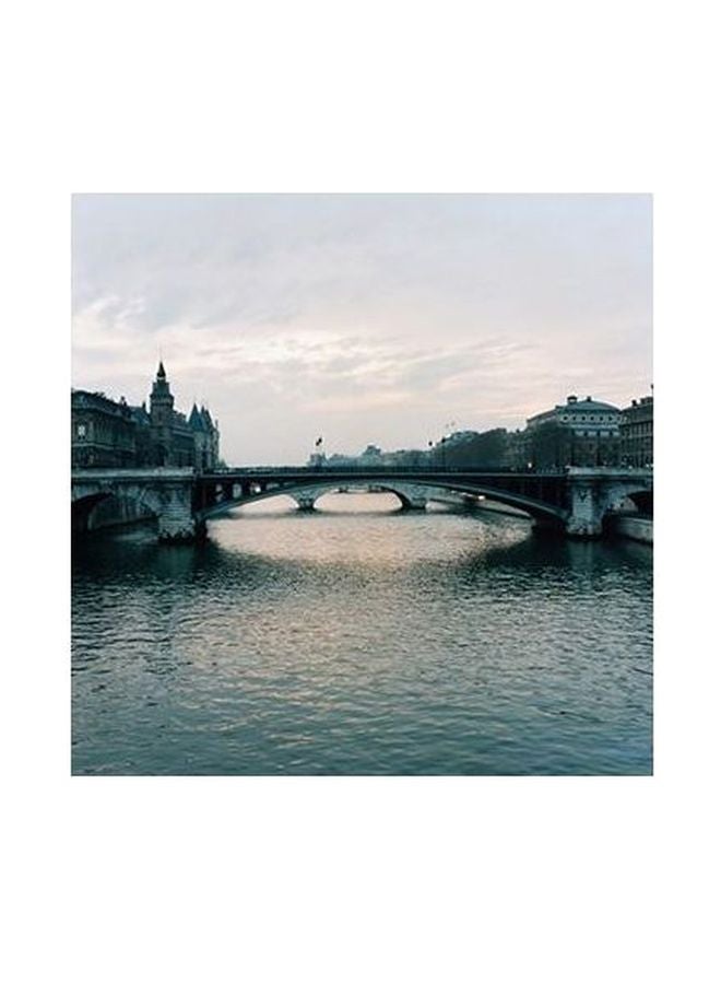 Decorative Printed Wall Poster Grey 50x50cm