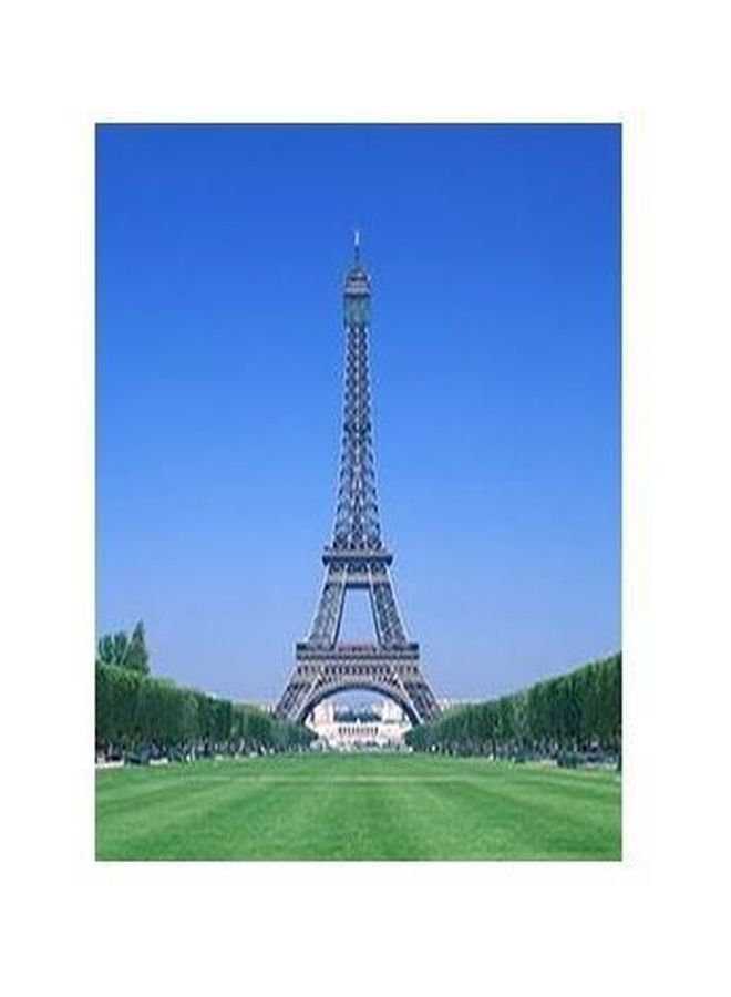 PHOTOBLOCK Decorative Wall Poster Blue/Green/Grey 34 x24cm