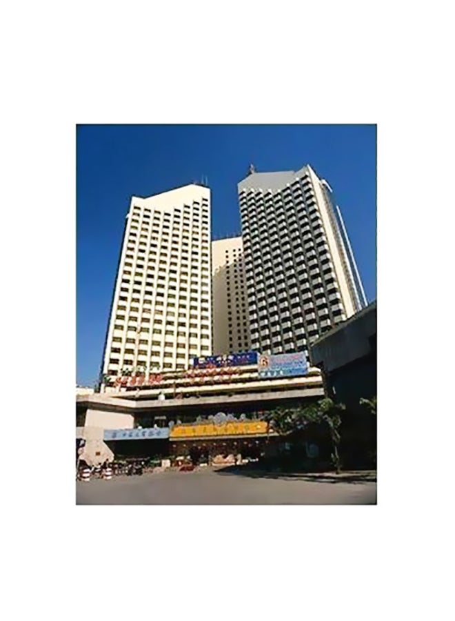 بوستر حائط للتزيين أزرق/أبيض/رمادي 34x24سم