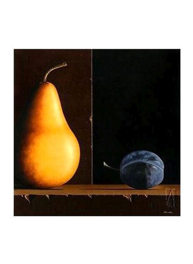 PHOTOBLOCK Decorative Wall Poster Black/Brown 23x23cm