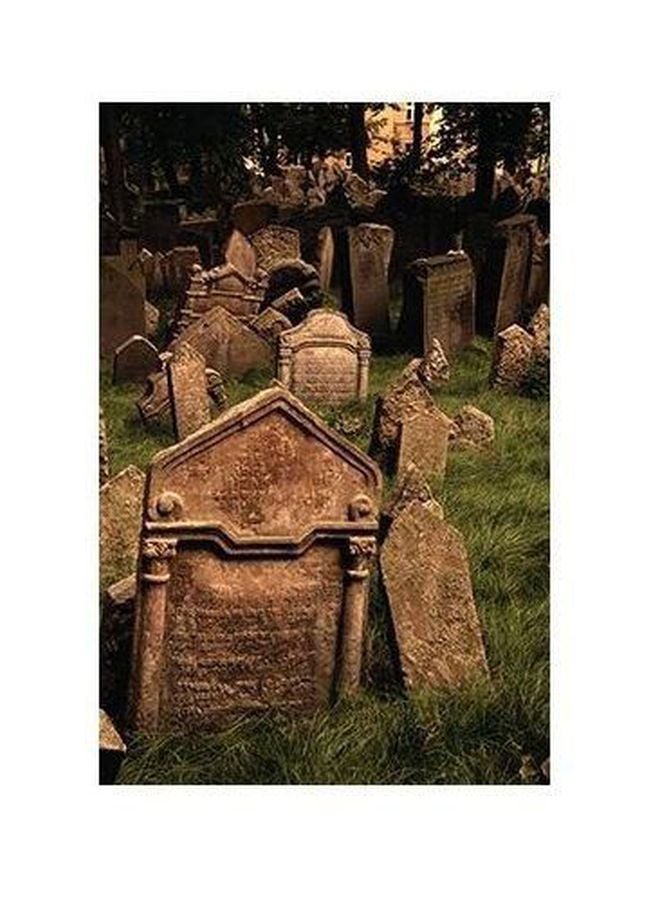 PHOTOBLOCK Decorative Wall Poster Brown/Green/Black 45x31cm