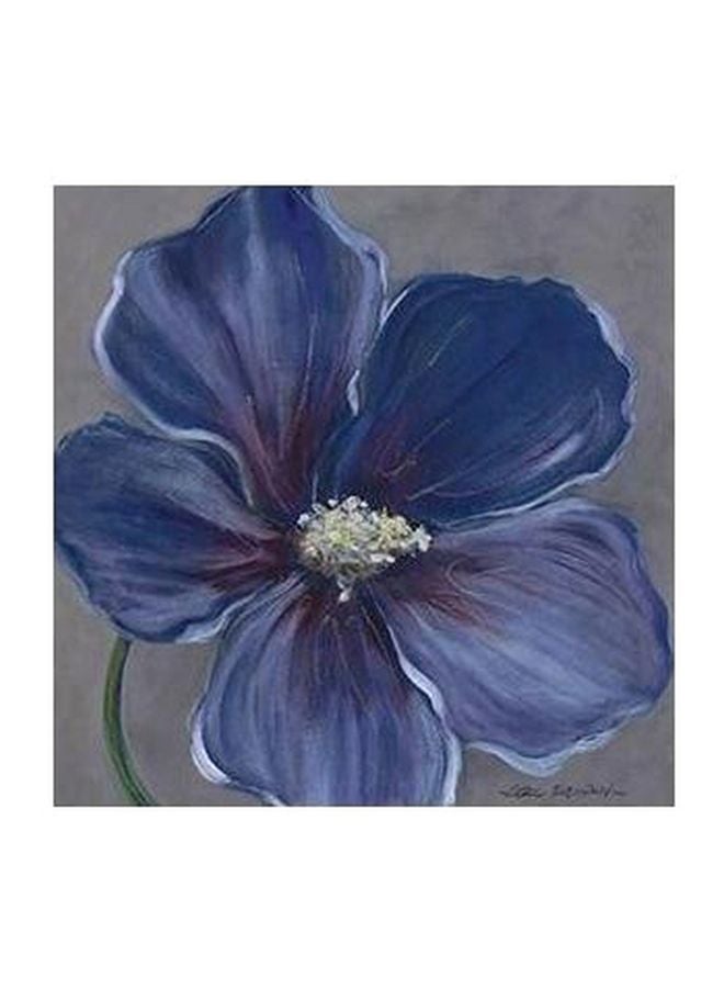 Decorative Wall Poster Blue/Grey 23x23cm