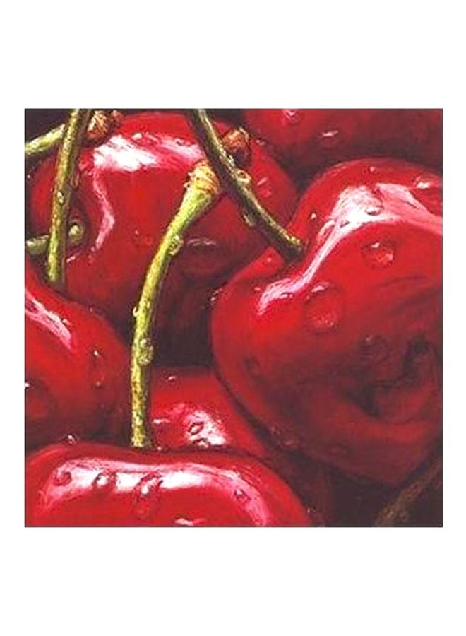 بوستر حائط للتزيين أحمر / أخضر 32x32سم