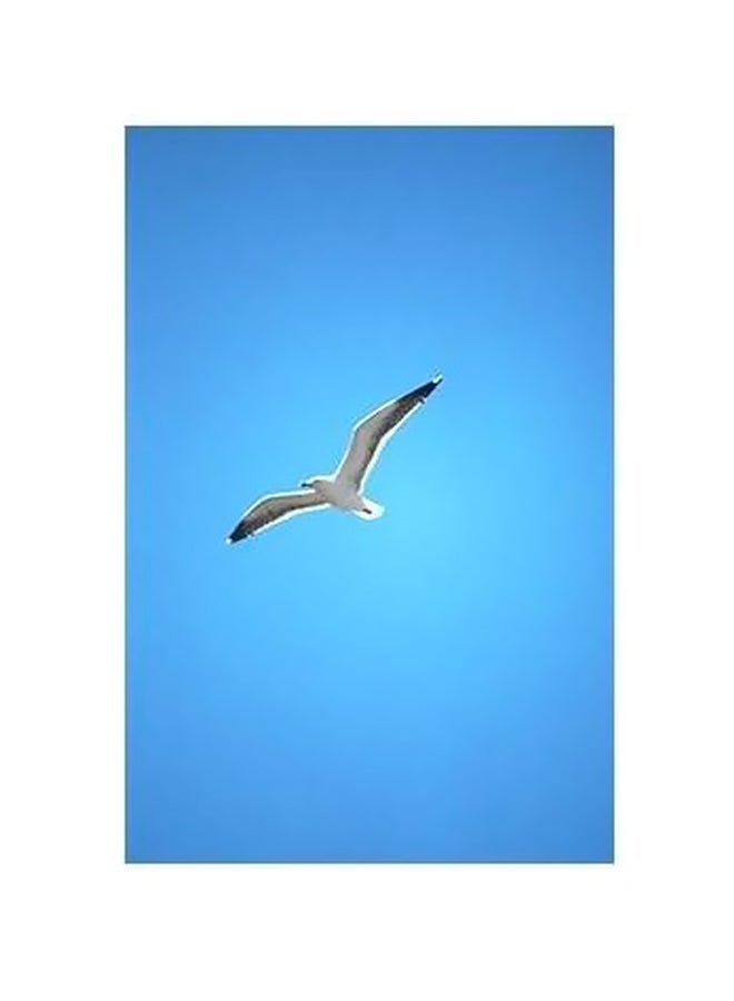 PHOTOBLOCK Decorative Wall Poster Blue/White 34x24cm