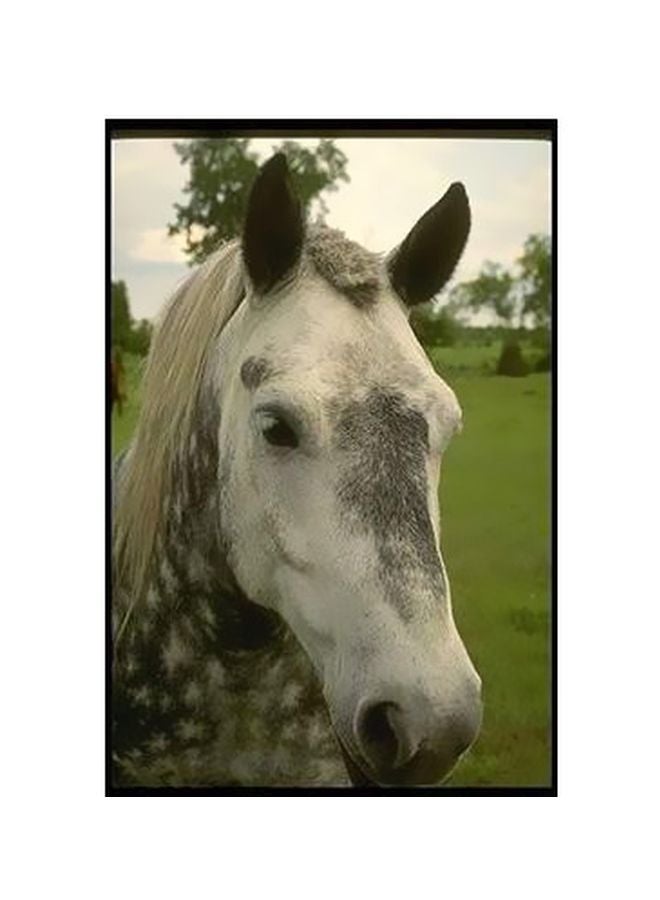 PHOTOBLOCK Decorative Wall Poster White/Green 34x24cm