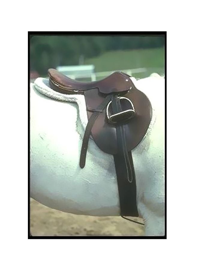 PHOTOBLOCK Decorative Wall Poster White/Green/Brown 34x24cm