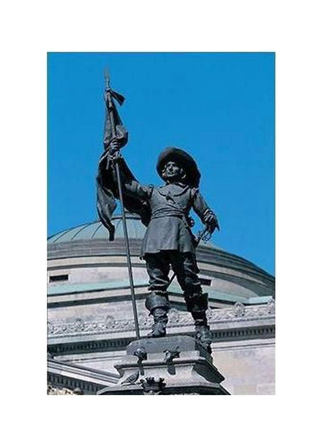 PHOTOBLOCK Decorative Wall Poster Blue/Grey 34x24cm