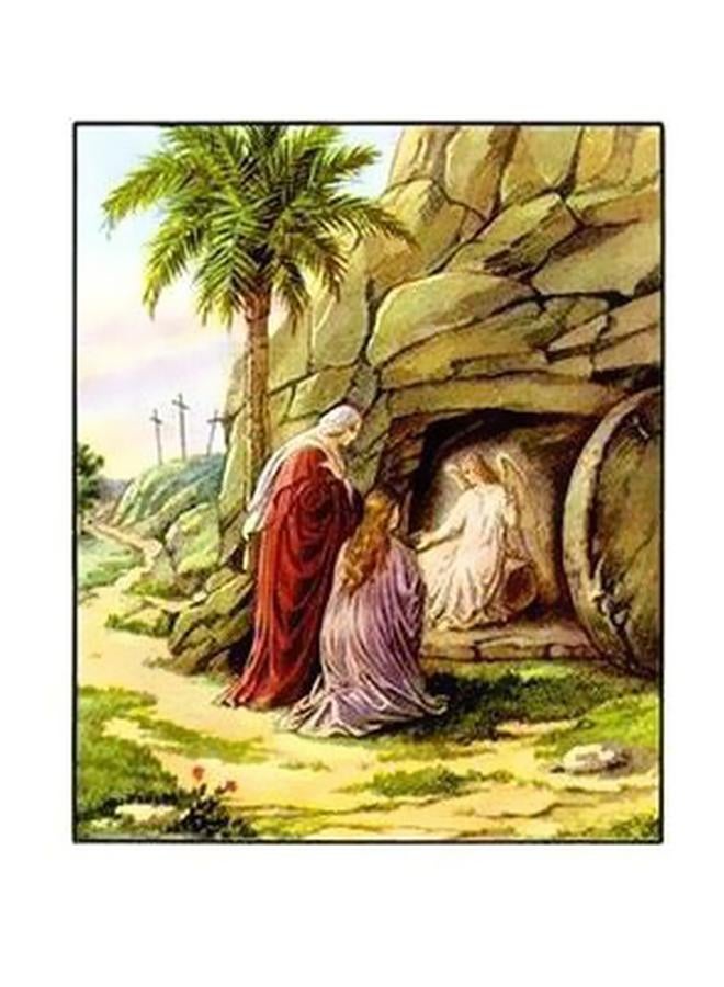 بوستر حائط للتزيين أخضر/أرجواني/أحمر 34x24سم