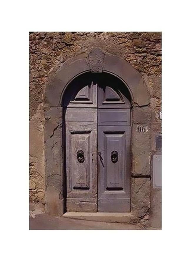 PHOTOBLOCK Decorative Wall Poster Brown/Grey 60x40cm