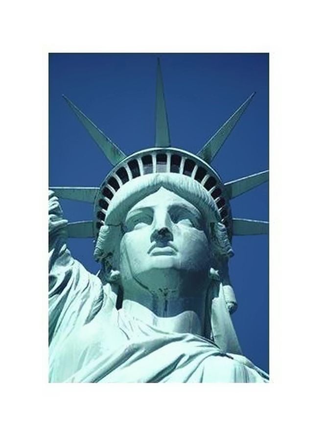 Decorative Wall Poster Blue 60x40cm