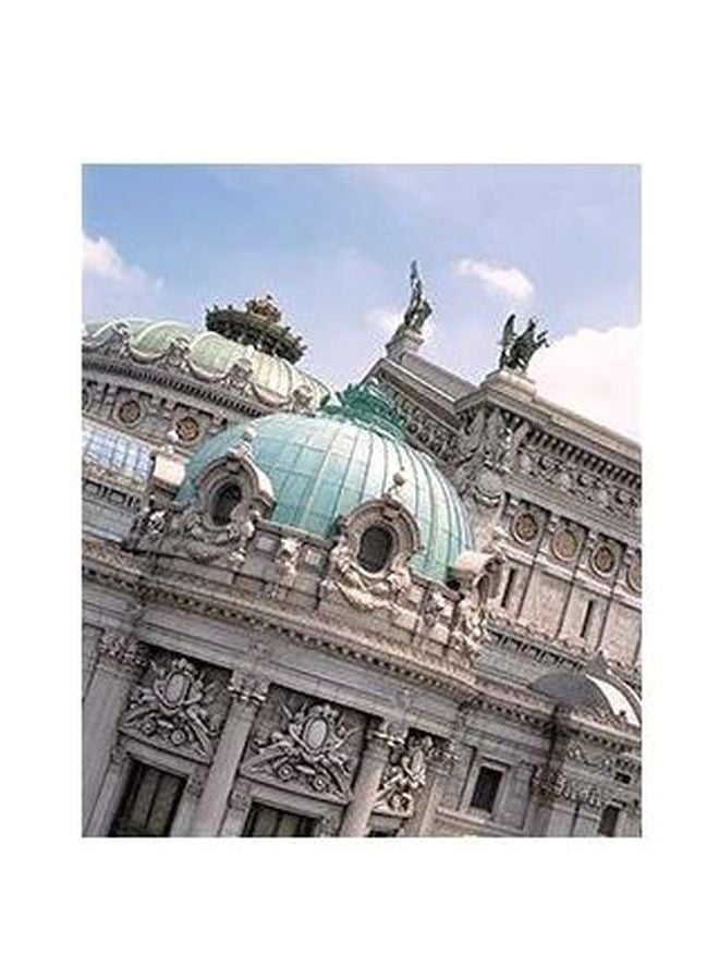 Decorative Wall Poster Grey/Blue/White 45x31cm