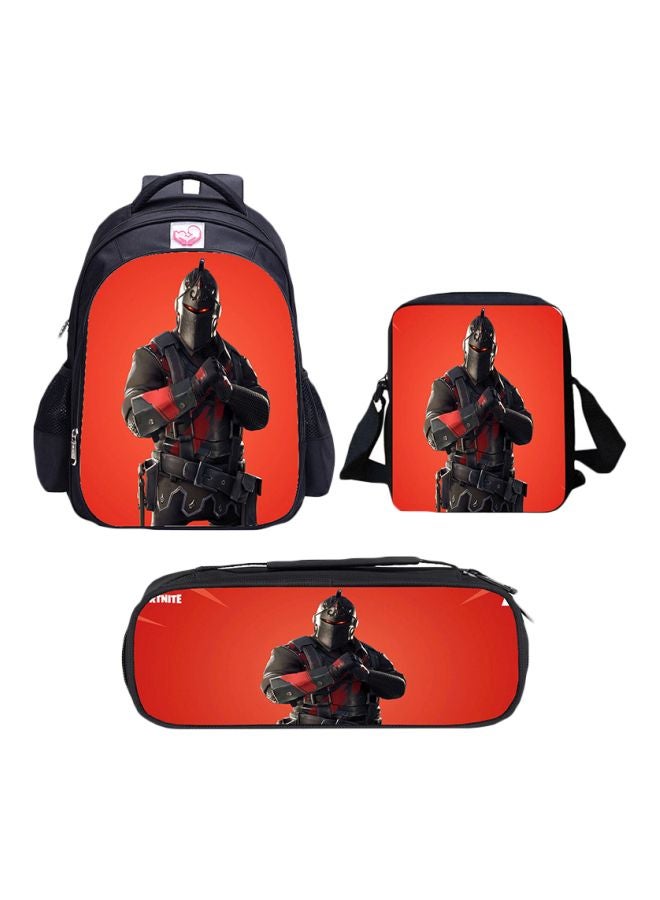3-Piece Fortnite Themed Backpack Set Multicolour - Image 1